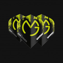 Winmau Michael van Gerwen Player Mega Standard MvG Green & Black