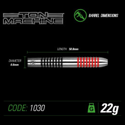 Winmau - Ton Machine Typ 1 - Steeldart