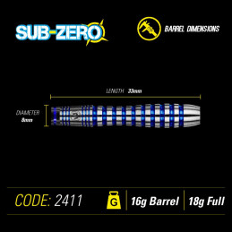 Winmau - Sub-Zero Typ 2 - Softdart
