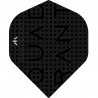 Mission Solo Dart Flights - 100 Micron - No2 - Std - Black - Quadrant
