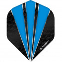 Mission Flare Dart Flights - 100 Micron - No2 - Std - Aqua Blue