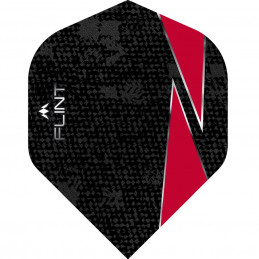 Mission Flint Dart Flights - 100 Micron - UV Finish - No2 - Std - Red