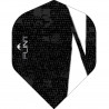Mission Flint Dart Flights - 100 Micron - UV Finish - No2 - Std - White