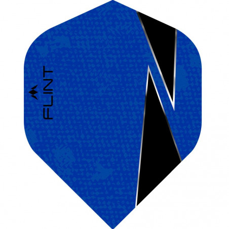 Mission Flint-X Dart Flights - 100 Micron - UV Finish - No2 - Std - Blue