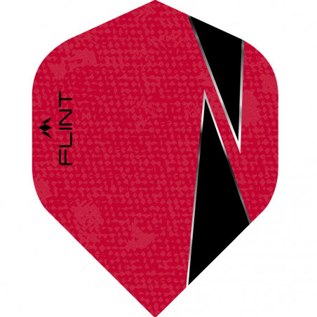 Mission Flint-X Dart Flights - 100 Micron - UV Finish - No2 - Std - Red