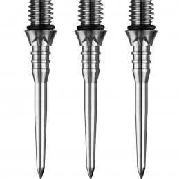 Mission - Titan Pro Ti Conversion Points - Grooved - Silver 26mm