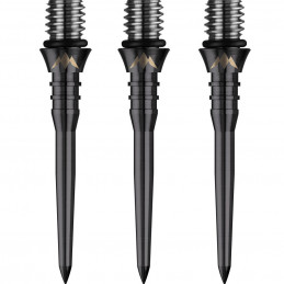 Mission Titan Pro Ti Conversion Points - Grooved - Black 26mm