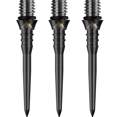 Mission Titan Pro Ti Conversion Points - Grooved - Black 26mm