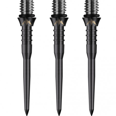 Mission Titan Pro Ti Conversion Points - Grooved - Black 30mm