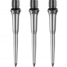 Mission Titan Pro Ti Conversion Points - Smooth- Silver 30mm
