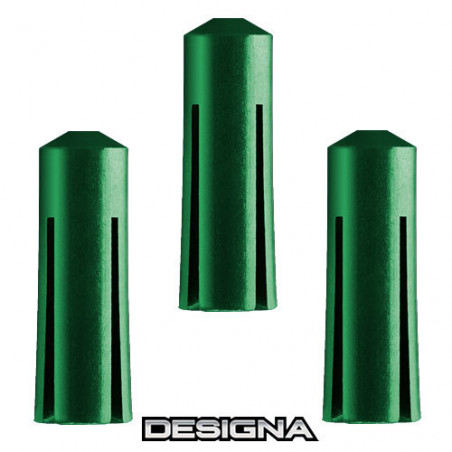 Designa Defenders - Flight Protectors - Anodised Alloy - Smooth - Green