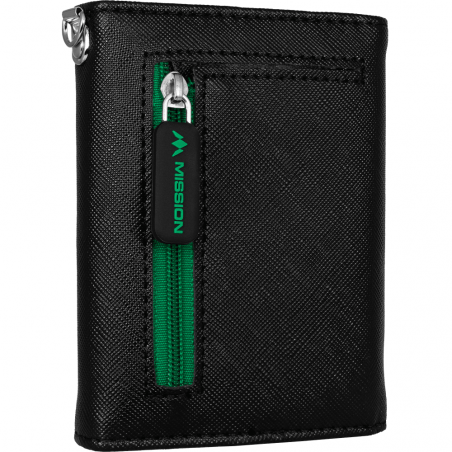 Mission Flint Darts Wallet - Black & Green