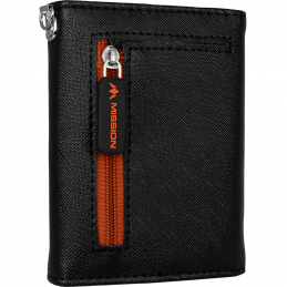 Mission Flint Darts Wallet - Black & Orange