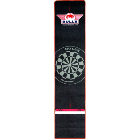 Bull's Dartmatte mit Oche 300x67 cm Black/Red