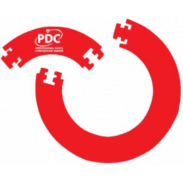 Bull's PDC Darts 4 pc. Foam Surround Red