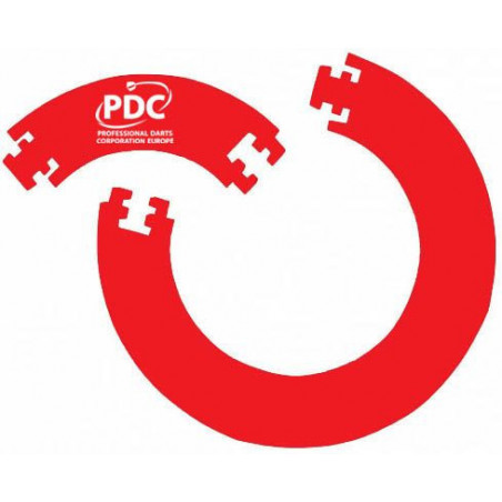 Bull's PDC Darts 4 pc. Foam Surround Red
