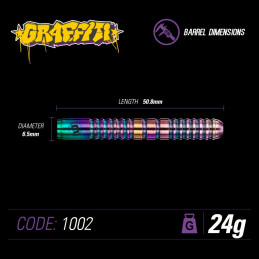 Winmau - Graffiti Typ 2 - Steeldart