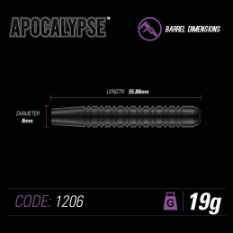 Winmau - Apocalypse Brass 1206 - Steeldart