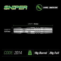 Winmau - Sniper 20g - Softdart