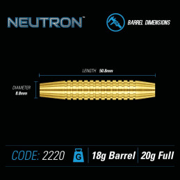 Winmau - Neutron Brass Typ 2 - Softdart