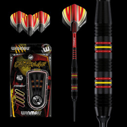 Winmau - Outrage 18 gram Brass - Softdart