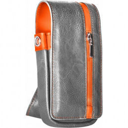 TARGET COMPACT GREY/ORANGE WALLET