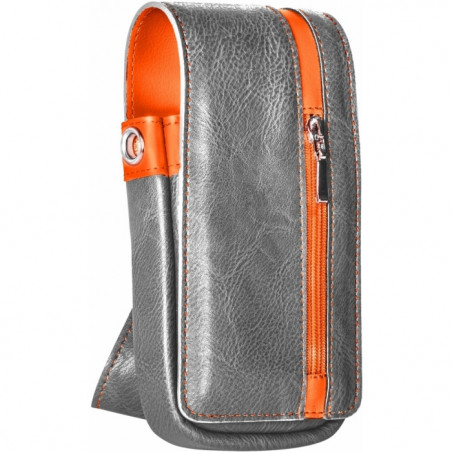 TARGET COMPACT GREY/ORANGE WALLET