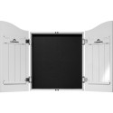 Mission - Dartboard Cabinet - Deluxe Quality - to fit all bristle dartboards - Plain White