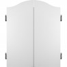 Mission - Dartboard Cabinet - Deluxe Quality - to fit all bristle dartboards - Plain White