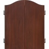 Mission - Dartboard Cabinet - Deluxe Quality - to fit all bristle dartboards - Sedona Red