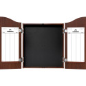 Mission - Dartboard Cabinet - Deluxe Quality - to fit all bristle dartboards - Sedona Red