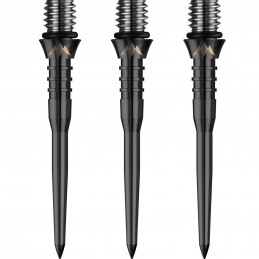 Mission Titan Pro Ti Conversion Points - Grooved - Black 34mm