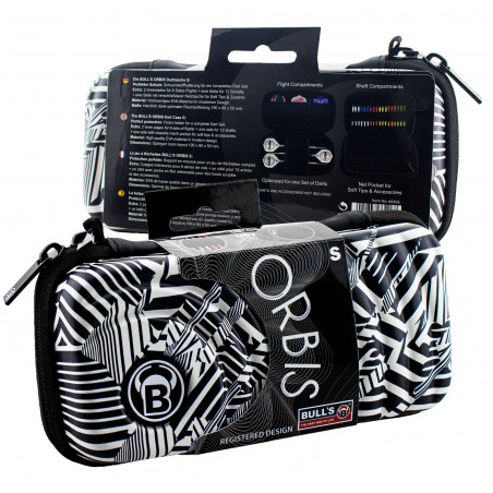 Bulls - ORBIS S Dartcase LE 102 Schwarz-Weiss