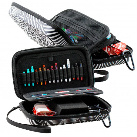 Bulls - ORBIS XL Dartcase LE 102 Schwarz-Weiss