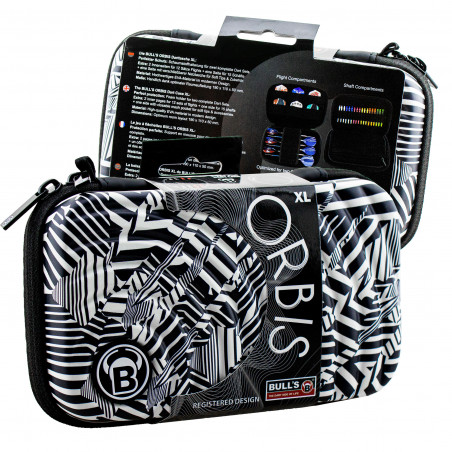 Bulls - ORBIS XL Dartcase LE 102 Schwarz-Weiss