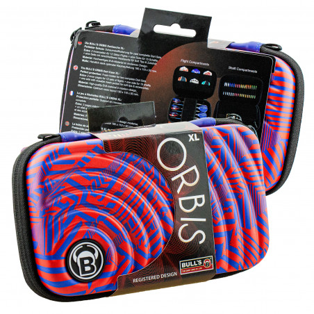 Bulls - ORBIS XL Dartcase LE 102 Rot-Blau
