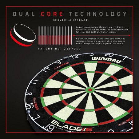 Winmau - Blade 6  Dual Core Dartboard