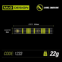 Wimnau - Michael van Gerwen Ambition Brass - Steeldart
