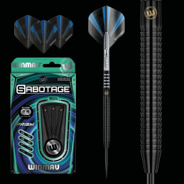 Winmau - Sabotage Black 1433 - Steeldart