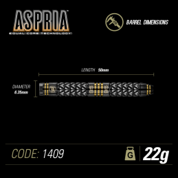 Winmau - Aspria 1409 - Steeldart