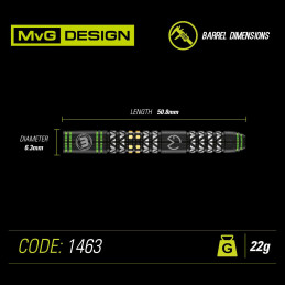 Winmau - Michael van Gerwen Vantage  - Steeldarts