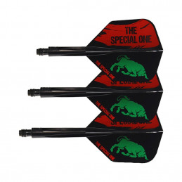 Condor - AXE Dart Flights - Jose De Sousa - Small - The Special One 2 - Black