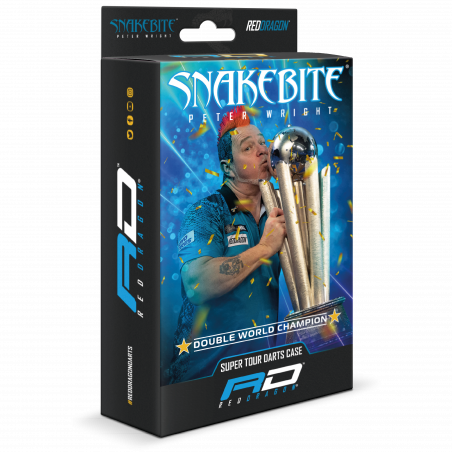 Red Dragon - Peter Wright Double World Champion Super Tour Darts Case