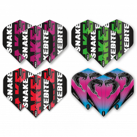 Red Dragon - Peter Wright DWC Dart Flight Multi Pack 20 Sets