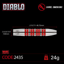 Winmau - Diablo A - Steeldart