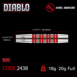 Winmau - Diablo A - Softdart