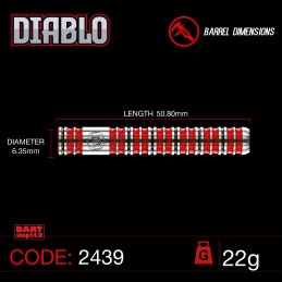 Winmau - Diablo B - Steeldart