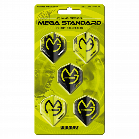 Winmau Michael van Gerwen Mega Standard Flight Collection