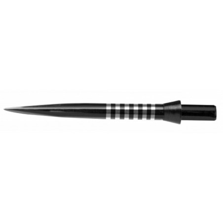 Winmau - FreeFlo Black Re-Grooved Points 35mm