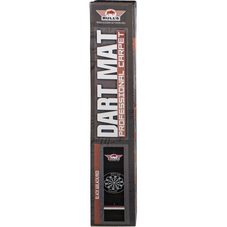 BULLS - Dartmatte Black-Black  300x65cm mit Oche